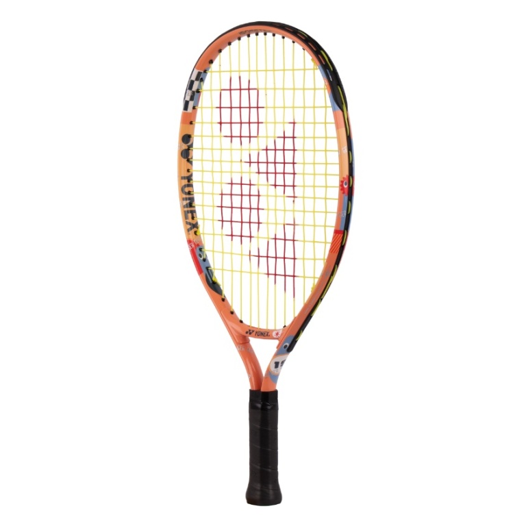 Yonex dziecięca rakieta tenisowa Junior JR 19in (2-4 lata) 2025 pomarańczowa - naciągnięta -